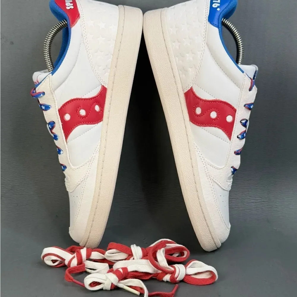 Saucony JAZZ COURT 1776 Patriotic Stars & Stripes sneaker shoes men’s 11.5 - Picture 6 of 10